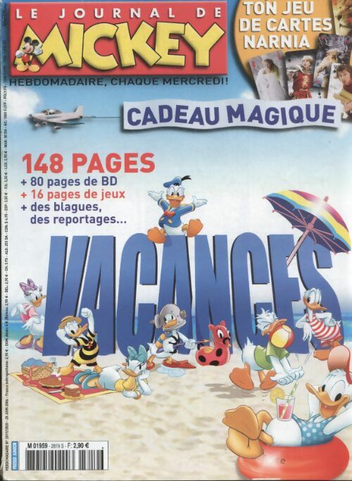 Livrenpoche : Le journal de Mickey n°2819 : Vacances - Disney - Livre