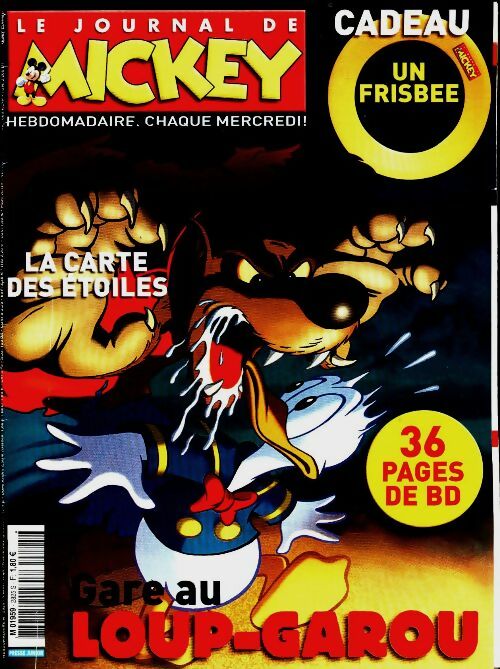 Livrenpoche : Le journal de Mickey n°2825 : Gare au loup-garou - Disney - Livre
