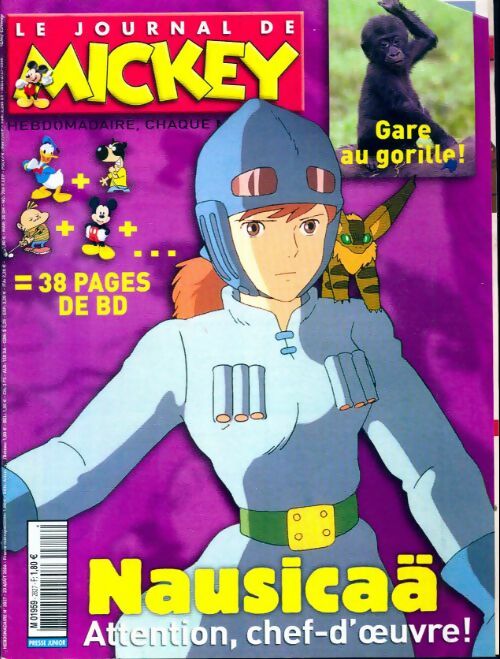 Livrenpoche : Le journal de Mickey n°2827 : Nausicaä - Disney - Livre