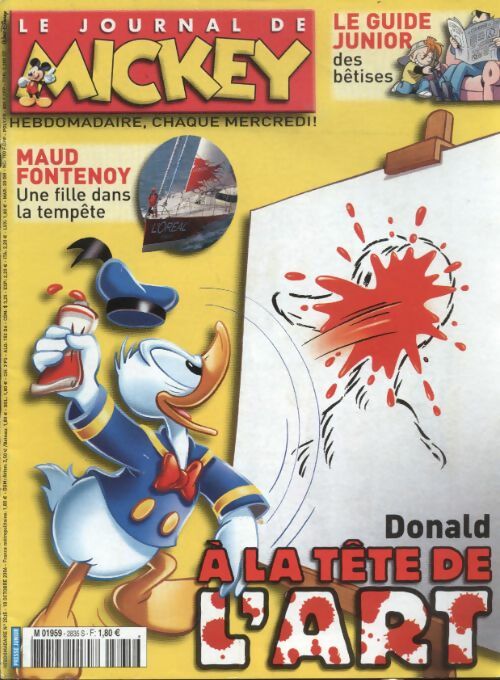 Livrenpoche : Le journal de Mickey n°2835 : Donald à la tête de l'art - Disney - Livre