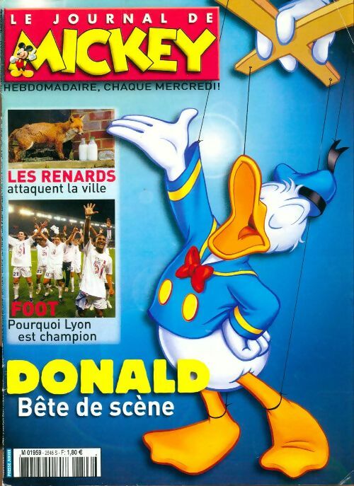 Livrenpoche : Le journal de Mickey n°2846 : Donald bête de scène - Disney - Livre