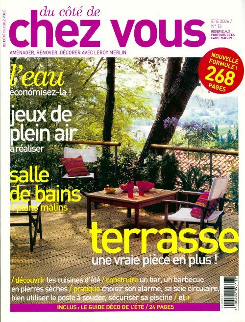 Livrenpoche : Du côté de chez vous n°13 : Terrasse / Salle de bains - Collectif - Livre