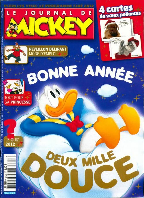 Livrenpoche : Le journal de Mickey n°3106 : Bonne année - Disney - Livre