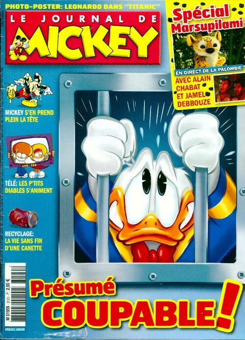 Livrenpoche : Le journal de Mickey n°3120 : Paésumé coupable ! - Disney - Livre