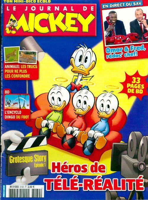 Le journal de Mickey n°3130 : Héros de télé-réalité - Disney -  Le journal de Mickey - Livre