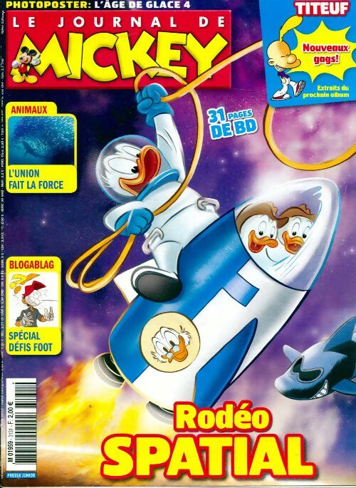 Le journal de Mickey n°3131 : Rodéo spatial - Disney -  Le journal de Mickey - Livre