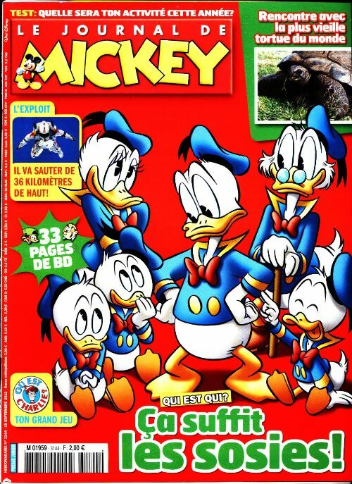 Livrenpoche : Le journal de Mickey n°3144 : Ca suffit les sosies ! - Disney - Livre