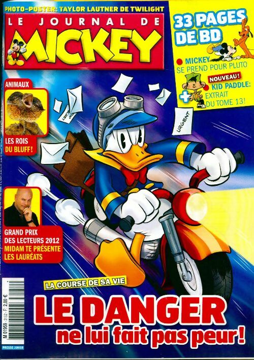 Livrenpoche : Le journal de Mickey n°3152 : Le danger ne lui fait pas peur ! - Disney - Livre