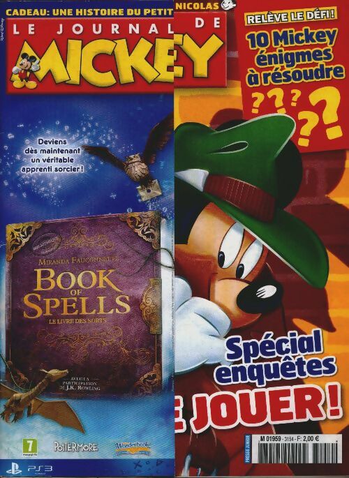 Livrenpoche : Le journal de Mickey n°3154 : Spécial enquêtes - Disney - Livre