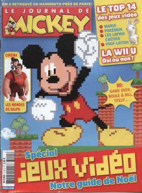 Livrenpoche : Le journal de Mickey n°3155 : Spécial jeux vidéo - Disney - Livre