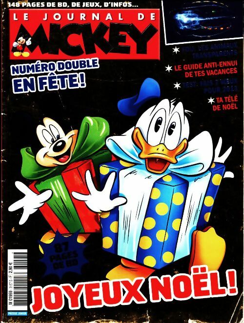 Livrenpoche : Le journal de Mickey n°3157-3158 : Joyeux Noël ! - Disney - Livre