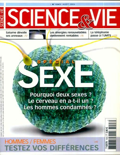 Livrenpoche : Science & vie n°1043 : Spécial sexe - Collectif - Livre