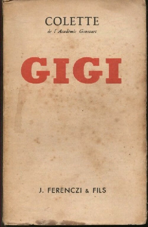 Livrenpoche : Gigi - Colette - Livre
