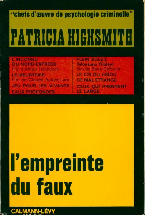 Livrenpoche : L'empreinte du faux - Patricia Highsmith - Livre