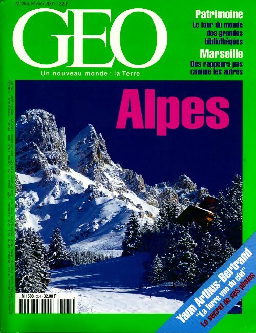 Livrenpoche : Géo n°264 : Alpes - Collectif - Livre