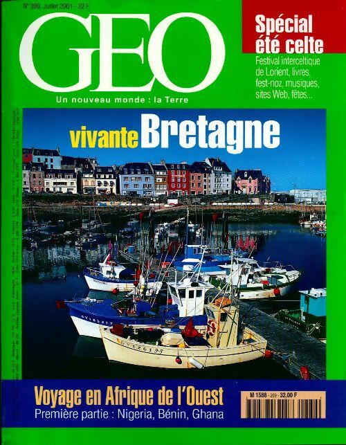 Livrenpoche : Géo n°269 : Vivante Bretagne - Collectif - Livre