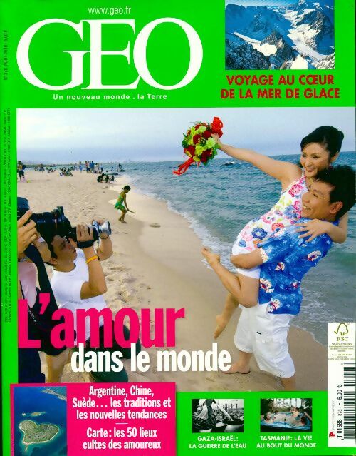 Livrenpoche : Géo n°378 : L'amour dans le monde / Voyage au coeur de la mer de glace - Collectif - Livre