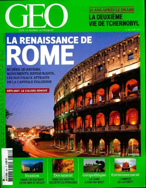 Livrenpoche : Géo n°386 : La renaissance de Rome - Collectif - Livre
