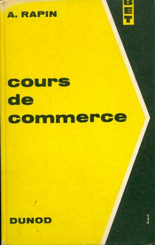 Livrenpoche : Cours de commerce - A. Rapin - Livre