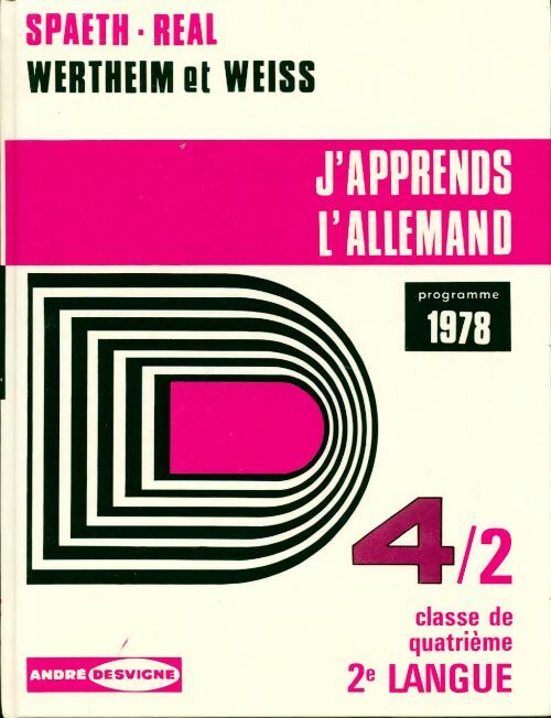 Livrenpoche : J'apprends l'allemand seconde langue 4e - A. Spaeth - Livre