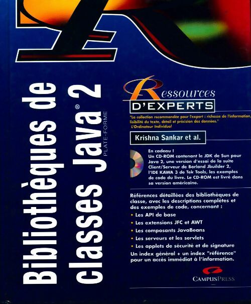 Livrenpoche : Bibliothèques de classes Java 2 - Krishna Sankar - Livre