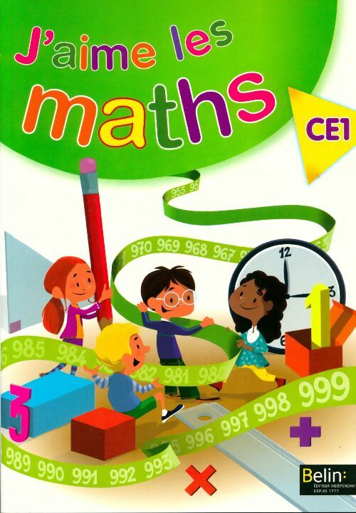 Livrenpoche : J'aime les maths CE1 - Frédéric Rzanny - Livre