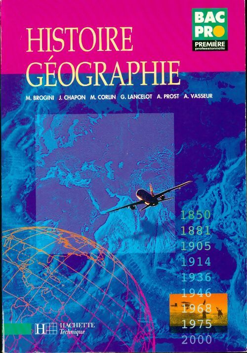 Livrenpoche : Histoire-géographie BAC pro Première professionnelle - Collectif - Livre