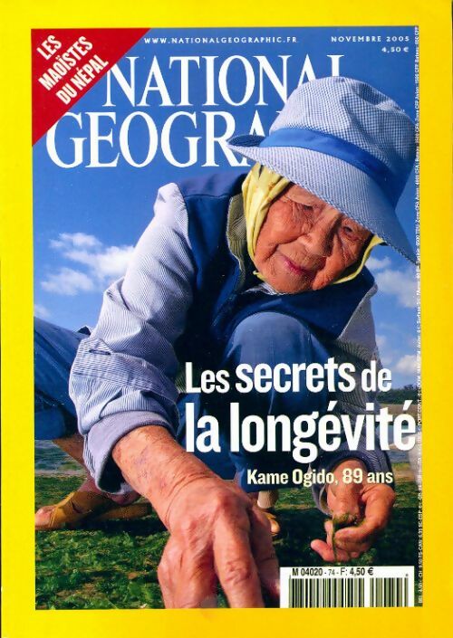 Livrenpoche : National Geographic n°74 : Les secrets de la longévité - Collectif - Livre