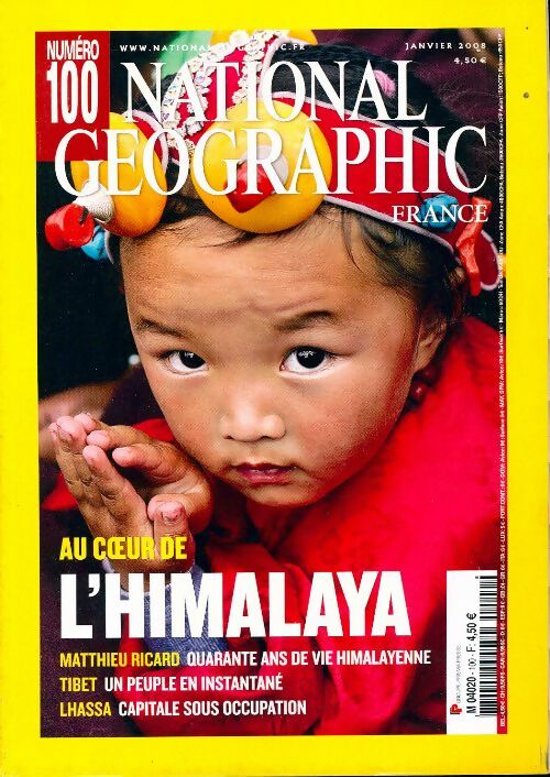 Livrenpoche : National Geographic n°100 : Au coeur de l'Himalaya - Collectif - Livre