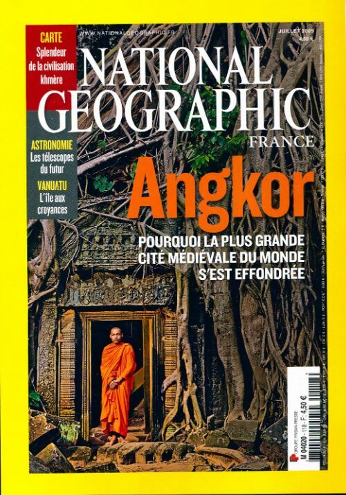 Livrenpoche : National Geographic n°118 : Angkor - Collectif - Livre