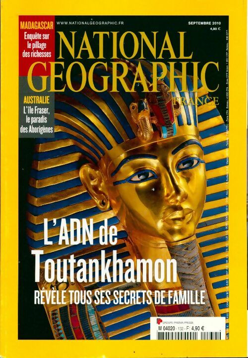 Livrenpoche : National Geographic n°132 : L'ADN de Toutankhamon - Collectif - Livre