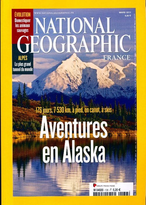 Livrenpoche : National Geographic n°138 : Aventures en Alaska - Collectif - Livre