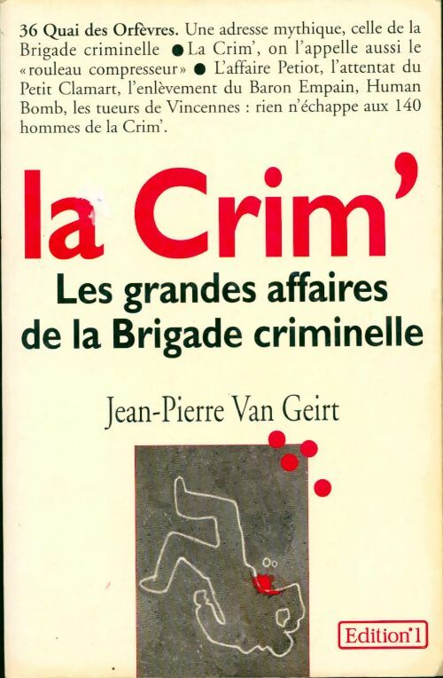 Livrenpoche : La crim' - Jean-Pierre Van Geirt - Livre