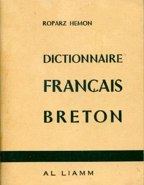 Livrenpoche : Dictionnaire française-Breton - Roparz Hemon - Livre