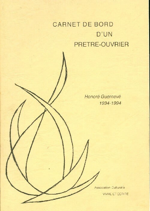 Livrenpoche : Carnet de bord d'un prêtre ourvrier - Honoré Guenervé - Livre
