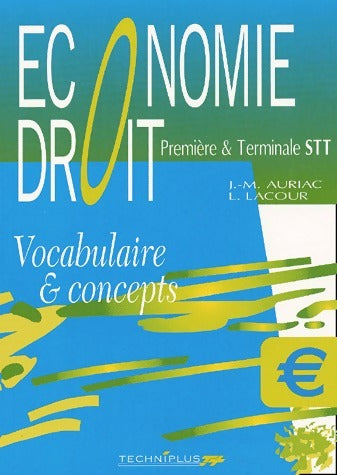 Livrenpoche : Economie-droit, 1re et terminale STT - Collectif - Livre