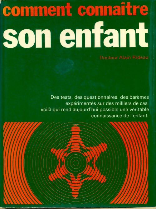 Livrenpoche : Comment connaître son enfant - Dr A. Rideau - Livre