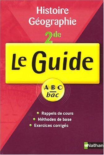 Livrenpoche : Histoire-Géographie seconde - Pierette Chapelle - Livre