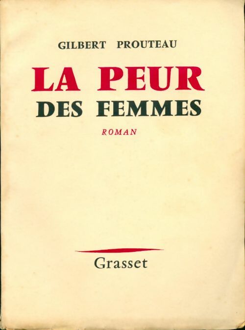 Livrenpoche : La peur des femmes - Gilbert Prouteau - Livre
