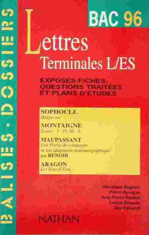 Livrenpoche : Lettres terminales L/ES bac 96 - Collectif - Livre