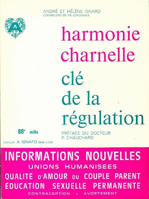Livrenpoche : Harmonie charnelle. Clé de la régulation - André, Hélène Isnard - Livre