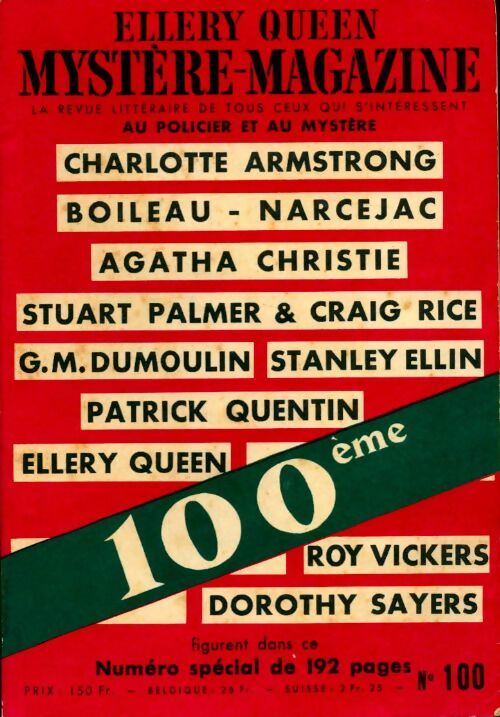 Livrenpoche : Mystère magazine n°100 - Collectif - Livre