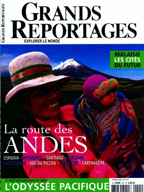 Livrenpoche : Grands reportages n°291 : La route des Andes - Collectif - Livre