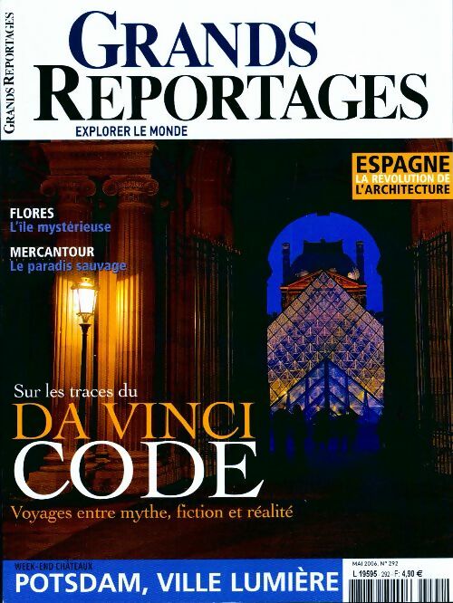 Livrenpoche : Grands reportages n°292 : Sur les traces du Da Vinci Code - Collectif - Livre