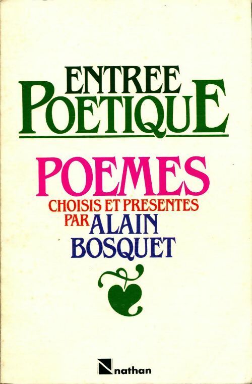 Livrenpoche : Entrée poétique - Alain Bosquet - Livre