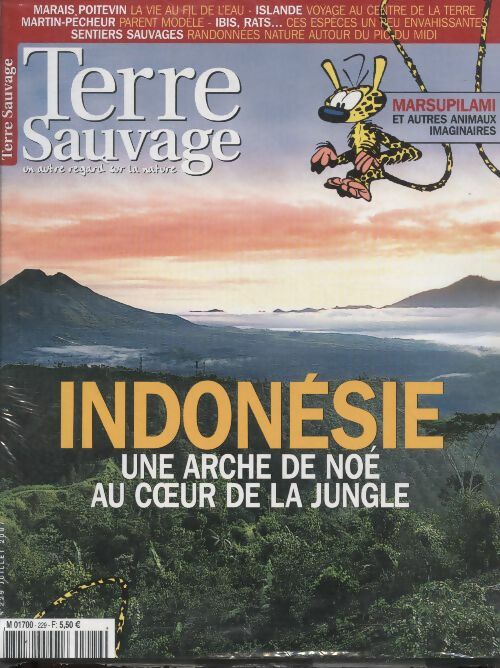 Livrenpoche : Terre sauvage n°229 : Indonésie, une arche de Noé au c?ur de la jungle - Collectif - Livre