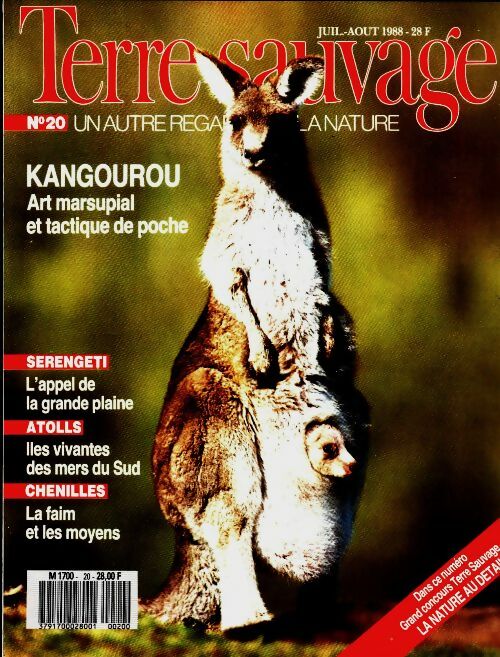 Livrenpoche : Terre sauvage n°20 : Kangourou / Serengeti - Collectif - Livre