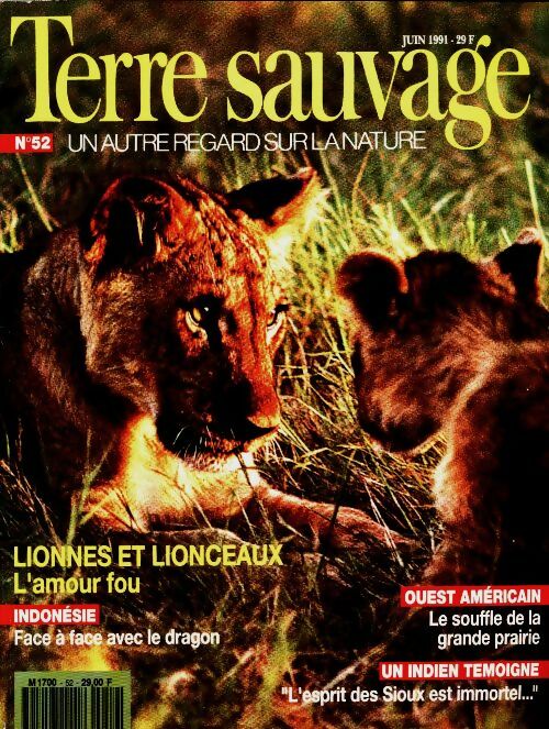 Livrenpoche : Terre sauvage n°52 : Lionnes et lionceaux, l'amour fou - Collectif - Livre