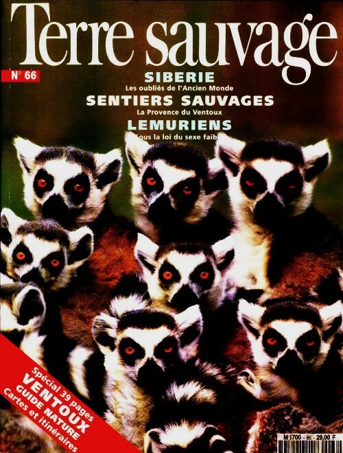 Livrenpoche : Terre sauvage n°66 : Sibérie / Sentiers sauvages / Lémuriens - Collectif - Livre