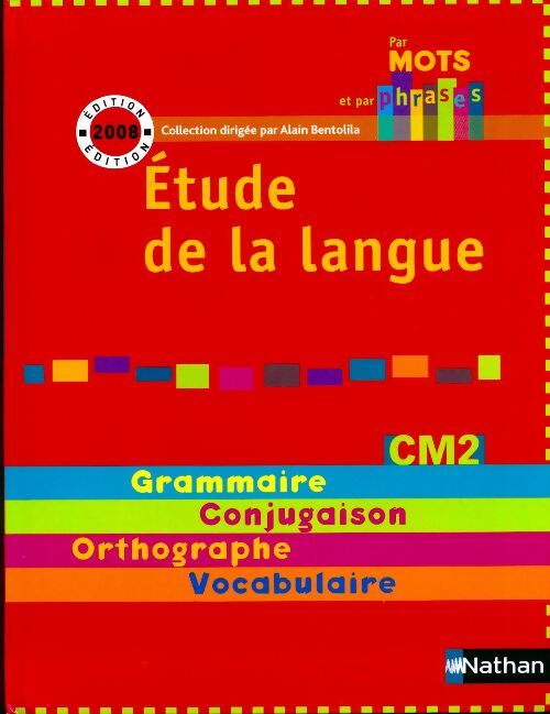 Livrenpoche : Etude de la langue CM2 - Nadine Robert - Livre